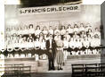 St Francis Girls Choir with Beryl, Audrey and Dot